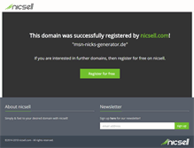 Tablet Screenshot of msn-nicks-generator.de